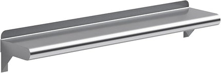 AmGood 6" X 30" Stainless Steel Wall Shelf | Metal Shelving | Garage, Laundry, Storage, Utility Room | Restaurant, Commercial Kitchen | NSF