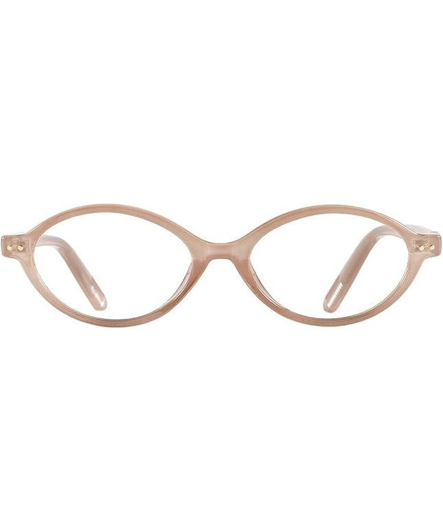 TIJN Olisa Blue Light Blocking Glasses for Women Men,Oval Glasses Frame Bluelight Glasses for Gaming/Computer/Screen