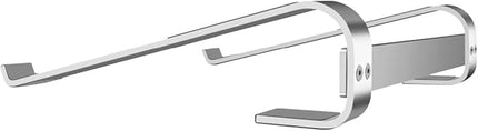 MMOBIEL Laptop Stand - Riser 10 to 18 inches - Ventilated Holder Universal - Laptop Stand for Desk Compatible with MacBook, Notebook, ASUS and More - Incl. Tools - Aluminum