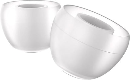 5 Pairs KBEAR 07 Ear Tips, KINBOOFI Silicone KZ ZS10 PROIEM Eartips, Medium Earbuds for KZ ZST ZS10 PRO X AS10 ZSN ZSN ZSN PRO X ZSN PRO ZAR ZS10 PRO X Wired Headphone (White,M/M/M,5Paris)