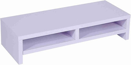 Monitor Riser, Wooden Stand, 2-Tier Design, Holds Up to 66 Pounds, Ideal for Office or Home Desk