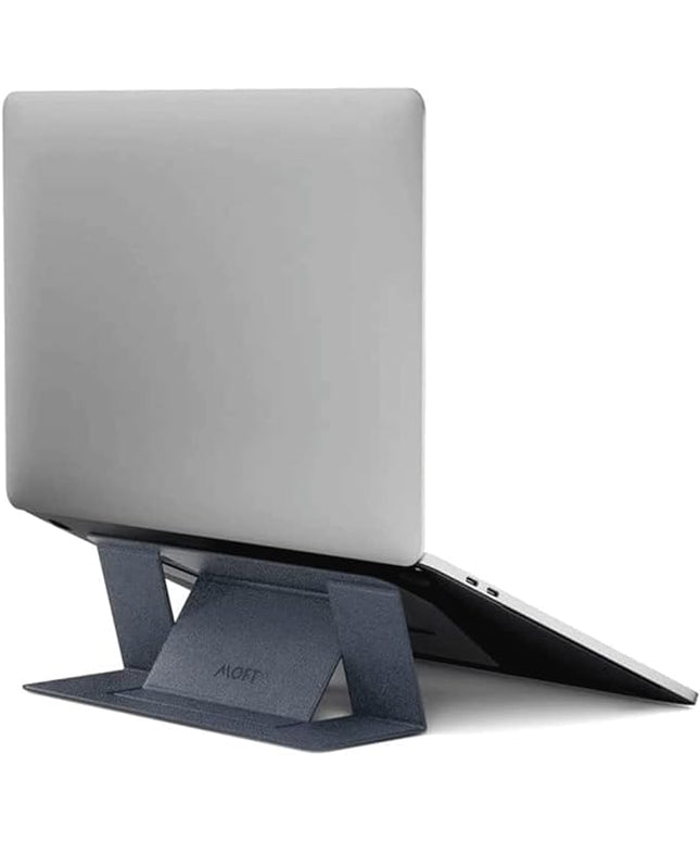MOFT Laptop Stand for Desk, Stick-On Computer Stand with Dual-Angle, Ergonomic Laptop Riser Holder for Travel, Foldable & Portable MacBook Stand Fits 11.6"-16" Laptops, Starry Grey