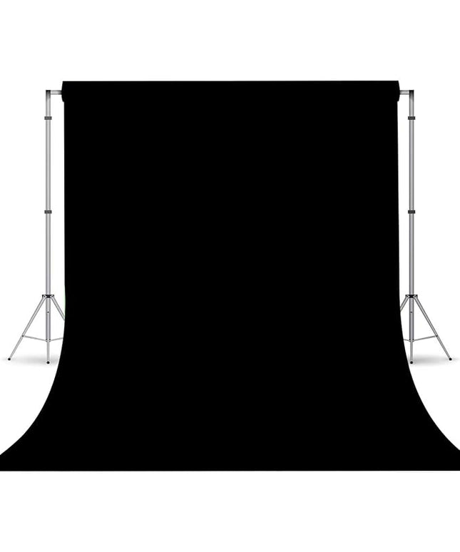 Black Photo Backdrop for Photoshoot,Photo Backdrop Curtain,Perfect Black Backdrops for Party Portrait Photoshoots Video Studio 5x7ft