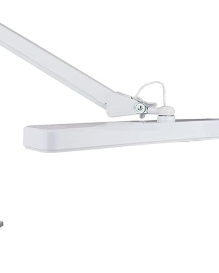 Neatfi (New Model) XL 2,500 Lumens LED Task Lamp with Clamp, 5 Light Modes, 3000-6000K Correlated Color Temperature, 30W, Dimmable, 324 Pcs SMD LED, Desk Light for Home, Office (CCT, White)