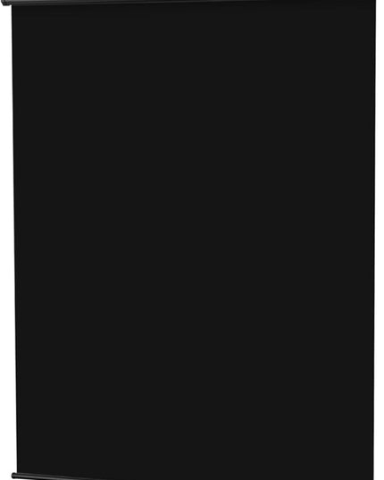 RAUBAY Retractable Pull Down Black Screen Backdrop - 59.8" x 86.6" Collapsible Wall-Mount Background for Professional Video Production, Photography, TikTok and Video Conferencing