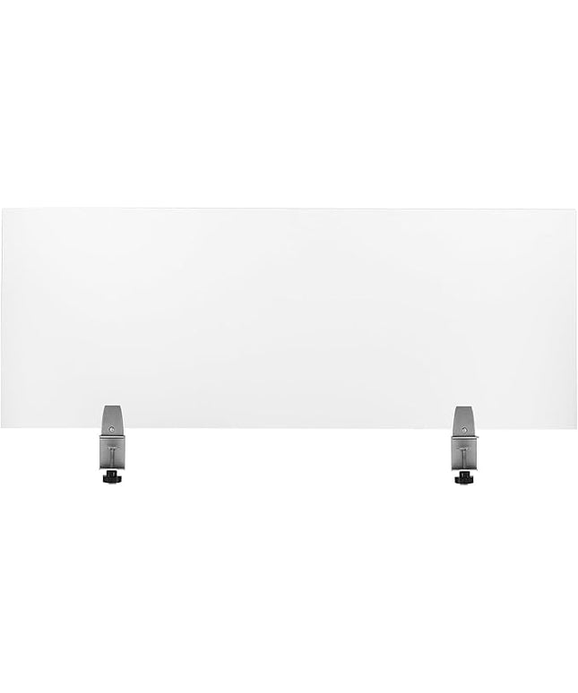 Acoustic Desk Divider,Frosted Acrylic Clamp-on Soundproof Desk Privacy Panel,Standing Office Desk Furniture Partitions for Classroom Office Students Desk (1 Pcs 47 x 18 Inch)