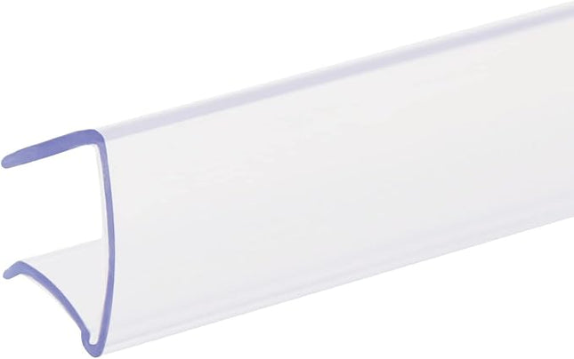 SmartSign Shelf Clip Label Holder | 0.875" x 6" Clear Plastic, for .75" Thick Shelves, 10 Holders/Pack