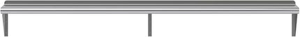 AmGood 72" Long X 10" Deep Stainless Steel Wall Shelf | NSF Certified | Appliance & Equipment Metal Shelving | Kitchen, Restaurant, Garage, Laundry, Utility Room