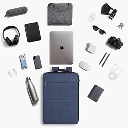 ZINZ Slim & Expandable Laptop Backpack 15 15.6 16 Inch Sleeve, Spill-Resistant Notebooks Bag Case for Most 14-16 Inch MacBooks Surface-Books Dell HP Lenovo Asus Computers,B01L01