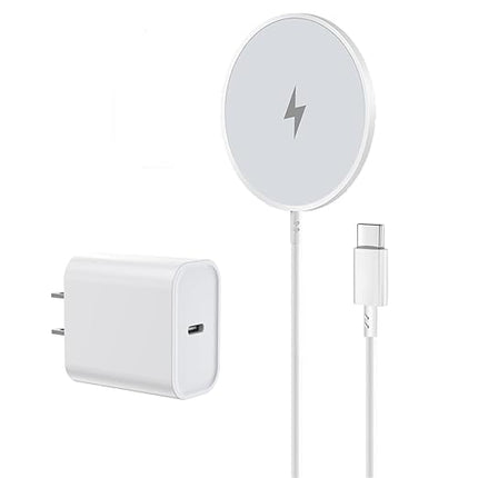 Magnetic Wireless Charger,[Apple MFi Certified]iPhone Charger Apple Mag-Safe Charger with 15W 3.3FT iPhone Fast Magnetic Charging Pad for iPhone 17 Pro Max/17 Air/16 Pro/16/15 Pro Max/14/13/12/AirPods