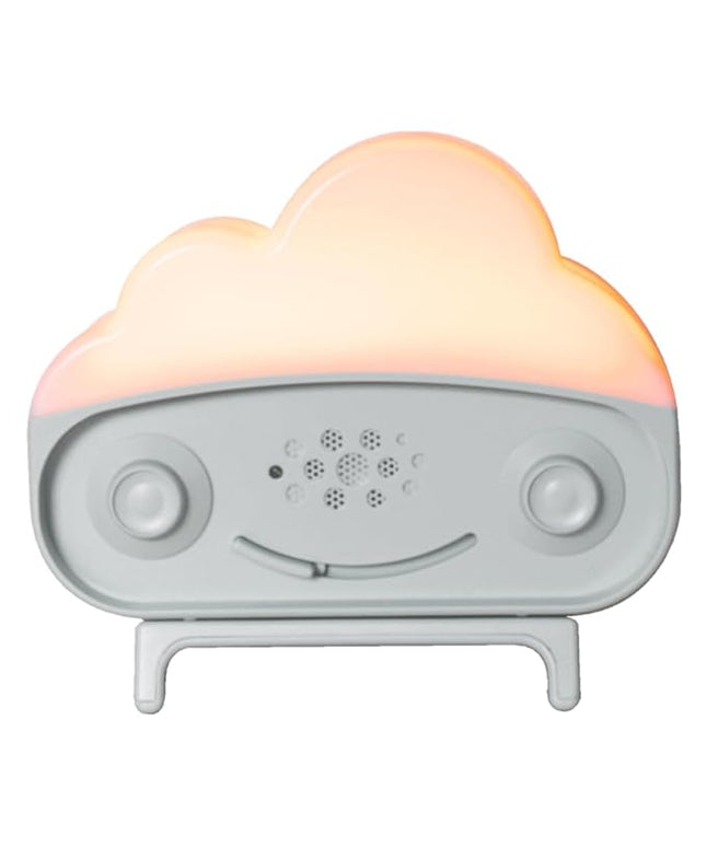 Happiest Baby SNOObie Smart White Noise Machine - Portable Baby Sound Machine with Night Light - 12 Soothing Sounds for Sleep Training, Grey