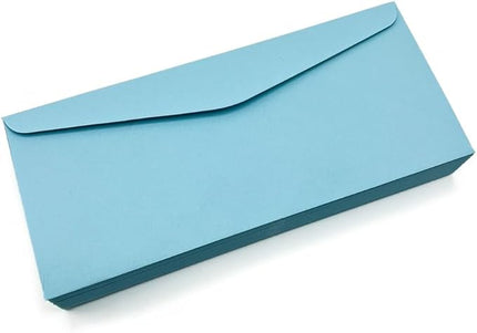 Limited Papers (TM) No. 10 Regular Standard Mailing Envelope - Pastel - Soft - 24 Pound (4.8 inch x 9.5 inch) - Announcement, Invoices, Checks, Letters, Contracts, Business Envelopes (Blue, 1000)