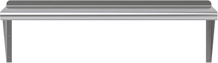 AmGood 36" Long X 12" Deep Stainless Steel Wall Shelf | NSF Certified | Appliance & Equipment Metal Shelving | Kitchen, Restaurant, Garage, Laundry, Utility Room