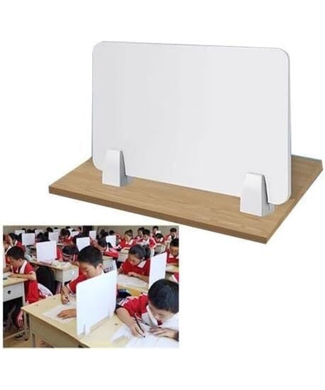 Desk Privacy Divider,Acoustic Freestanding Noise Reducing Panel, for Table Sound Proof Dividers Classroom Desktop Office