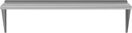AmGood 60" Long X 24" Deep Stainless Steel Wall Shelf | NSF Certified | Appliance & Equipment Metal Shelving | Kitchen, Restaurant, Garage, Laundry, Utility Room