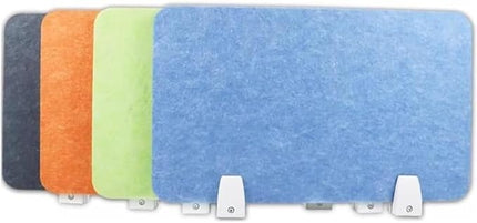 Desk Privacy Panel, Soundproof Divider Clip – Vertical Partition for Classroom, Library, Office (Green, 40x30cm) - Enhance Focus & Reduce Noise