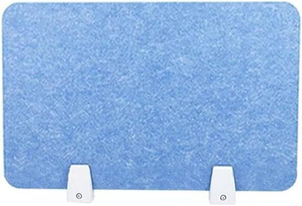 Desk Privacy Screen Soundproof Partition Clip – Vertical Divider for Classroom Library Home Office Decor (Blue 60x30cm) Enhance Focus & Productivity