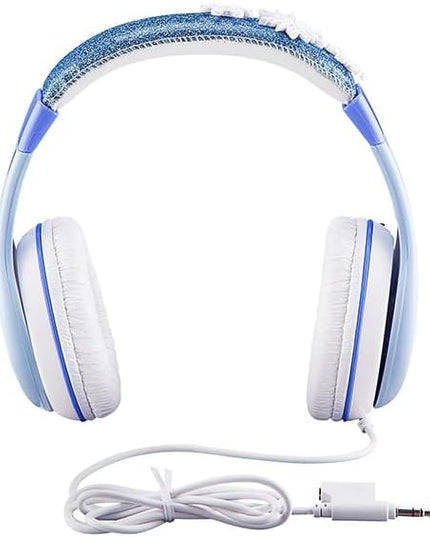 Frozen 2 Kids Headphones, Adjustable Headband, Stereo Sound, 3.5Mm Jack, Wired Headphones for Kids, Tangle-Free, Volume Control, Foldable, Childrens Headphones Over Ear for School Home, Travel