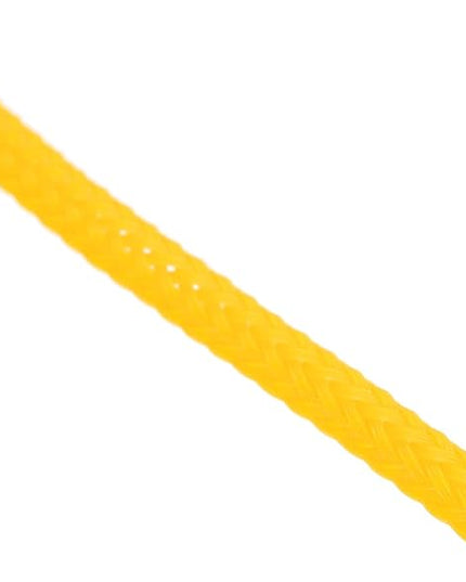 uxcell PET Expandable Sleeving 25ft 1/8" Yellow Cable Management Sleeve Cord Organizer for Wrap Protect Cable