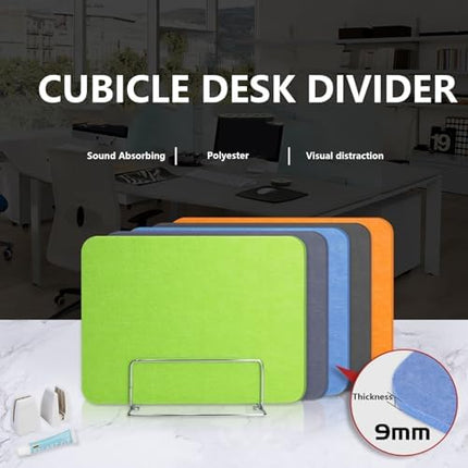 Acoustic Desk Divider with Sound Proof Panel for Privacy and Noise Reduction Classroom Partition (40x60cm)