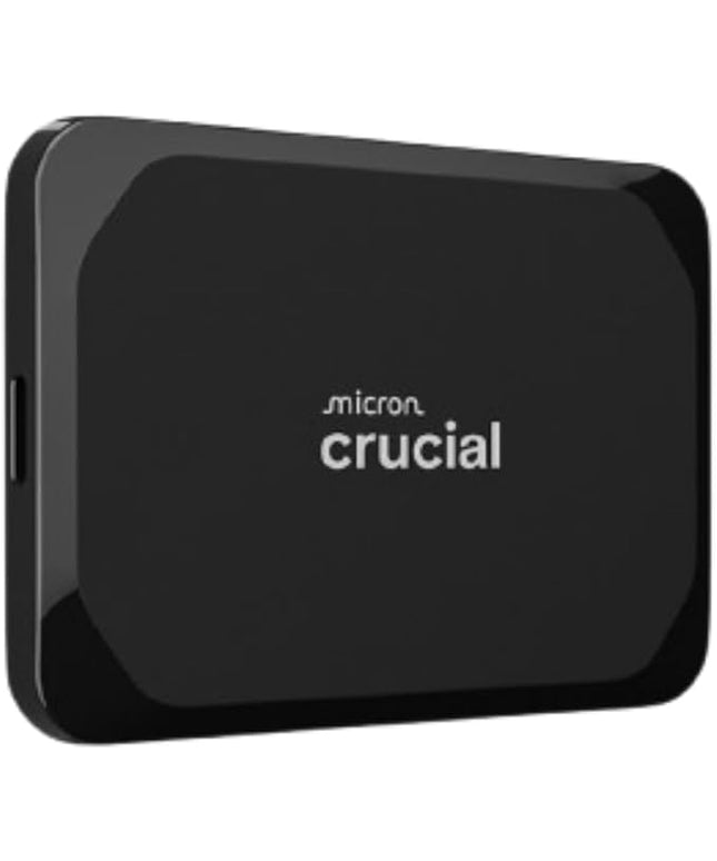 Crucial X9 2TB Portable SSD, Up to 1050MB/s, USB 3.2 USB-C, External Solid State Drive, Compatible with Windows, Mac, & Android, Reliable Storage for Games, Files, & Backups, Black - CT2000X9SSD902
