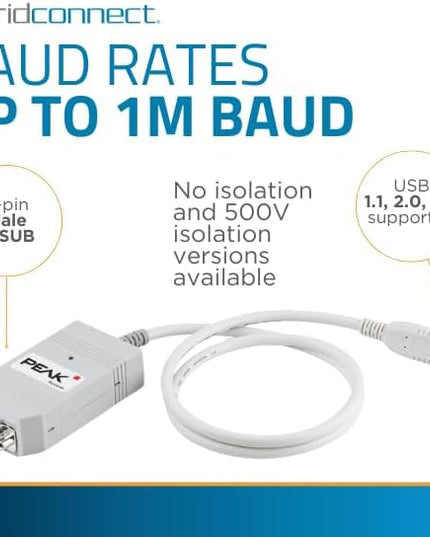 GRIDCONNECT CAN USB Adapter with Isolation