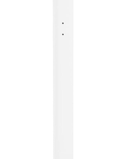 Metal Pole Floor Stand- CTA Premium Thin Profile Retail & Tradeshow Stand with VESA Plate and Base – Compatible with CTA’s Locking Mount (PAD-PARAW) or Any VESA Compatible Mount (ADD-CHKW) - White