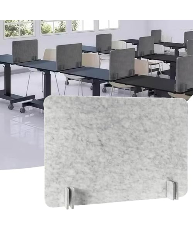 Acoustic Desk Privacy Panel - Noise Reducing, Visual Distraction Shield for Office & Home Workspaces, Enhance Focus & Productivity