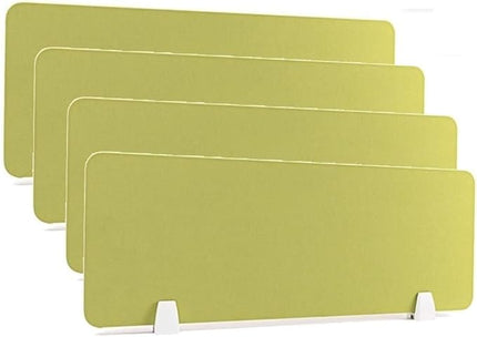 Desk Privacy Divider - 4 Pack Acoustic Desktop Panels, Soundproof Partition for Office, Classroom, Library, and Home Noise Reduction, Visual Privacy, Clamp-on Design, Easy to Install Clean(30X60CM)