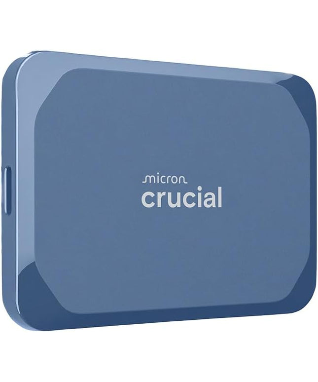 Crucial X10 6TB Portable SSD, Up to 2,100MB/s, USB 3.2 USB-C, External Solid State Drive, Compatible with Windows, Mac & Android, Durable Storage for Games, Photos & Files, Blue - CT6000X10SSD9-02