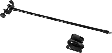 Gooseneck Microphone Stand 360° Adjustable Microphone Arm Flexible Mic Desk Clamp 13in Desktop Gooseneck Arm Clip Holder Desktop Mic Stand Holder for Lectern Lectures Podium Streaming