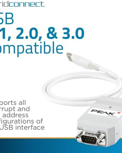 GRIDCONNECT CAN USB Adapter with Isolation