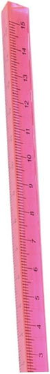 Triangular Ruler 15CM Plastic Straight Ruler Practical Student Stationery Dual Scale Measuring Tool Office School Supplies Random Color