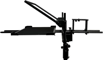 Glide Gear TMP 1000 Teleprompter – All Camera & Smartphones, Tablets – 17" Glass, Tray, Hard Case, No Assembly