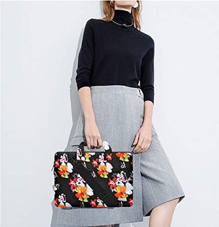 Laptop Shoulder Bag 13 13.3 14 Inch Case Compatible with MacBook Pro 14 2025-2021 M4/M3/M2/M1, Mac Air/pro 13-13.3 Inch and Most Popular 13-14 Notebooks,Spill-Resistant Briefcase,Morning Glory