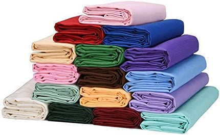 GFCC 6FT x 10FT White Polyester Backdrop Curtain for Wedding Party Banquet,Fabric Backdrop
