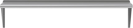 AmGood 60" Long X 14" Deep Stainless Steel Wall Shelf | NSF Certified | Appliance & Equipment Metal Shelving | Kitchen, Restaurant, Garage, Laundry, Utility Room