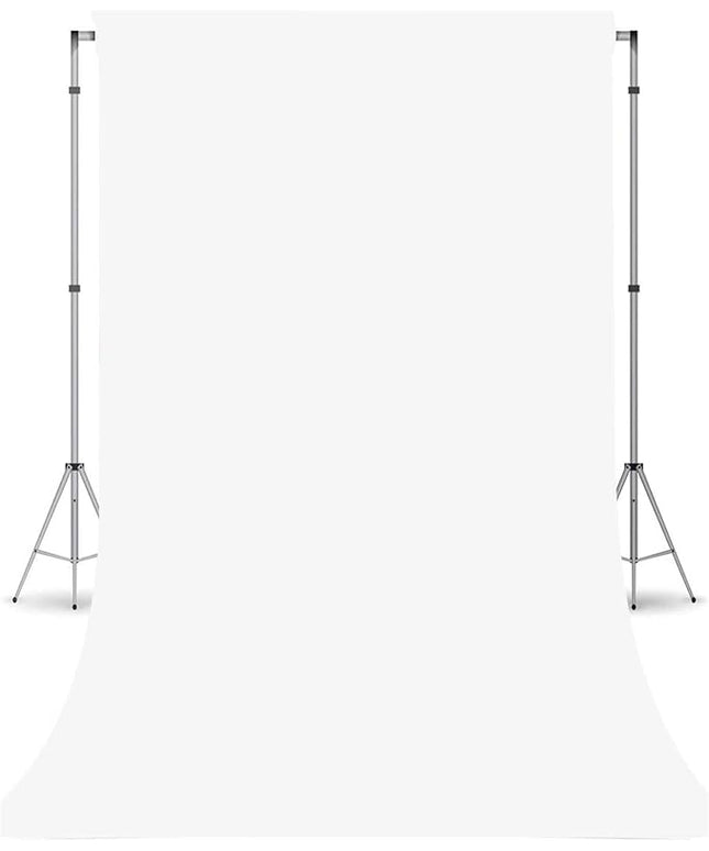 White Photography Backdrop for Photoshoot, Photo Backdrop Curtain, Perfect White Backdrops for Party Portrait Photoshoots Video Studio 3FTx5FT