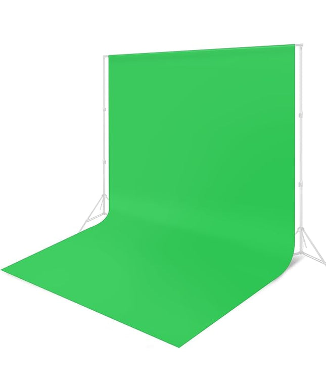 Green Backdrop - 10 x 20 ft, Green Screen for Photography & Video Recording, High Density Polyester Fabric