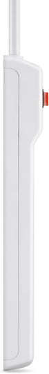 Belkin 6-Outlet Power Strip Surge Protector with 3-Foot Power Cord, 300 Joules (F5C047),White