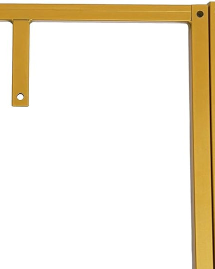 Gold Clothing Rack, Wedding Dress Garment Rack Multi-functional Clothes Organizer Retail Display Racks with Bottom Storage Shelf for Hanging Clothes Dresse Scarve Towel, 47.24" L x 17.71"W x 74.8" H