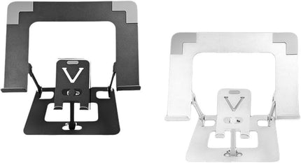 Ywmsfl Foldable Computer Stand Adjustable Tablets Holder Bracket Ergonomic for Laptops Tablets Phones Lightweighted Office Desk with