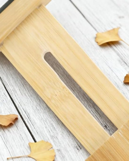 DZS Bamboo Drawer Organizer, 4-Pack Adjustable and Expandable Divider Insert for Kitchen, Bathroom, Office