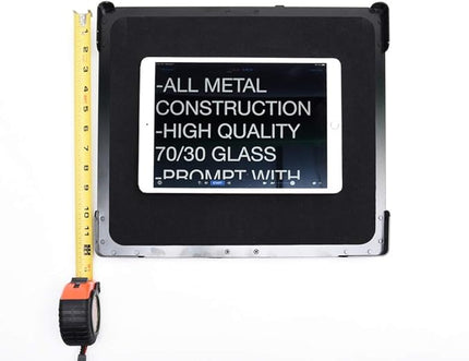 Glide Gear TMP 1000 Teleprompter – All Camera & Smartphones, Tablets – 17" Glass, Tray, Hard Case, No Assembly