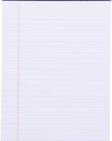 Mintra Office Legal Pads - ((PREMIUM WHITE 6pk, 5in x 8in, NARROW RULED))