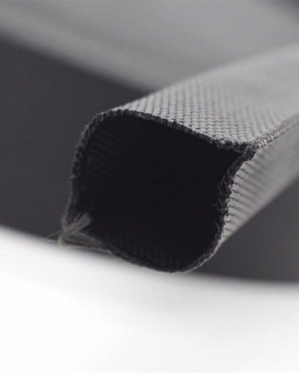 HanOaki 25 ft Nylon Hydraulic Hose Protector Sleeve Tig Torch Cable Cover Black Protective Cover Hose Sheath Hydraulic Wrap Cutting Wire Sheath Sleeve Management Wrap for Cord Tig 27mm Width