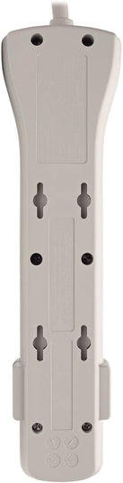 Tripp Lite 7 Outlet Surge Protector Power Strip, 15ft. Extra Long Cord, Right Angle Plug, Fax/Modem Protection, RJ11, $75K Insurance & Manufacturer's Warranty (SUPER7TEL15)