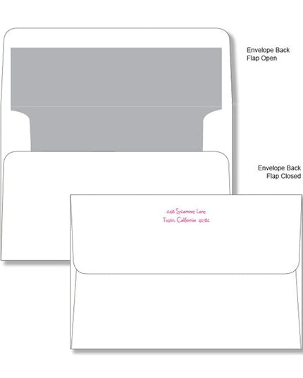 American Stationery, Personalized Raised Ink Ensemble Set, Enclosure Cards, Fold Notes, Sheets, Envelopes