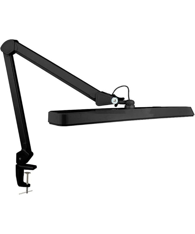 Neatfi XL 2,500 Lumens LED Task Lamp, 22 Inches Wide, 30W, 162 Pcs SMD LED, Eye-Caring, Desk Light with Clamp for Home, Office, and Study Room (Non-CCT, Black)