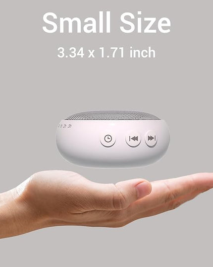SoundMe Pink Noise Machine Sound Machinie with 30 Soothing Natural Sounds 36 Volume Portable Travelfor Sleeping Brown Noise Machine for Baby Kids Adults Noise Canceling Machine for Office Privacy
